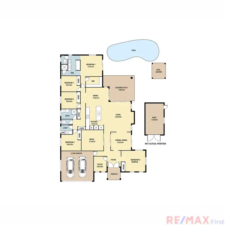 Floorplan of Homely house listing, 4 Blueberry Close, Little Mountain QLD 4551