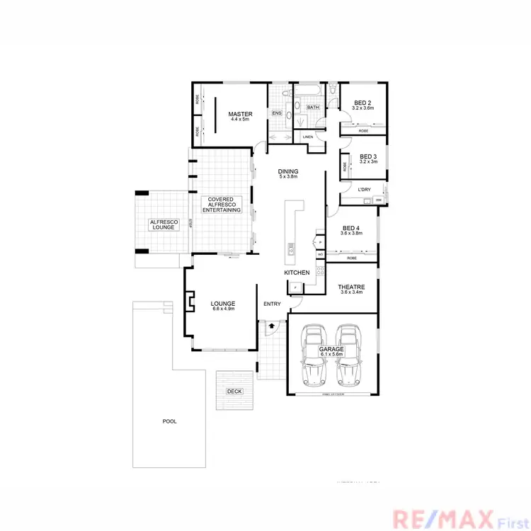 Floorplan of Homely house listing, 13 Cullen Drive, Little Mountain QLD 4551