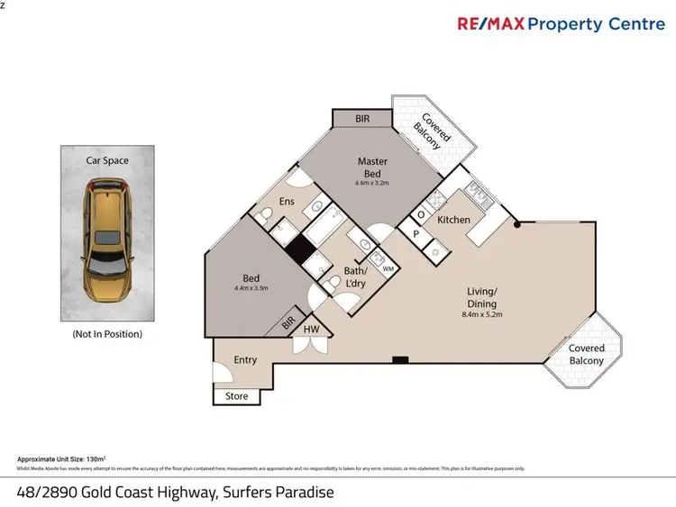 Floorplan of Homely unit listing, 48/2890 Gold Coast Highway, Surfers Paradise QLD 4217