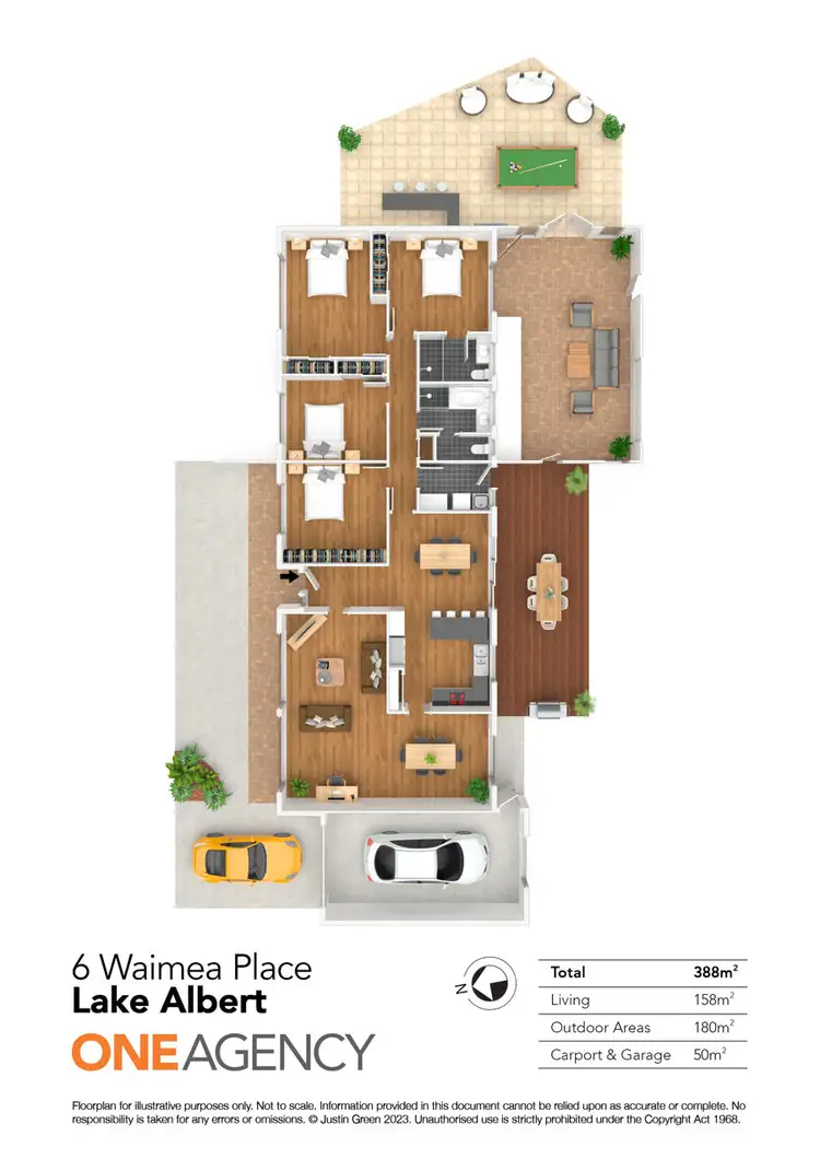 Floorplan of Homely house listing, 6 WAIMEA PLACE, Lake Albert NSW 2650