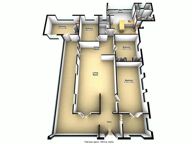 Floorplan of Homely house listing, 65 Arthur Terrace, Red Hill QLD 4059