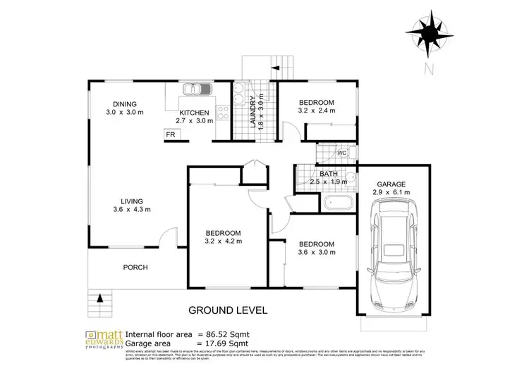 Floorplan of Homely house listing, 6 Shaw Court, Harristown QLD 4350