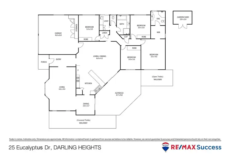 Floorplan of Homely house listing, 25 Eucalyptus Drive, Darling Heights QLD 4350