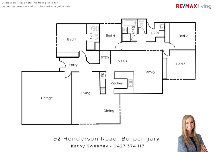 Floorplan of Homely house listing, 92 Henderson Road, Burpengary QLD 4505