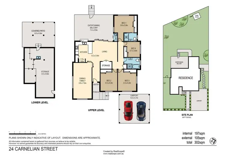 Floorplan of Homely house listing, 24 Carnelian Street, Holland Park QLD 4121