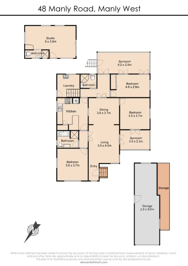 Floorplan of Homely house listing, 48 Manly Rd, Manly West QLD 4179