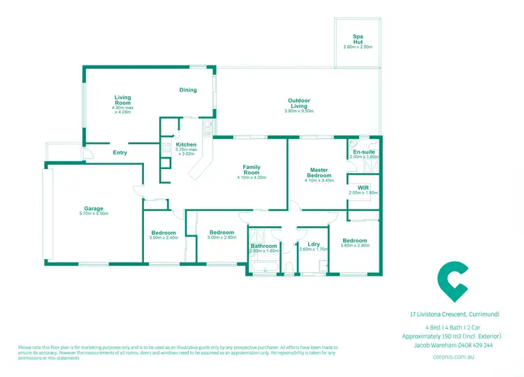 Floorplan of Homely house listing, 17 Livistona Crescent, Currimundi QLD 4551
