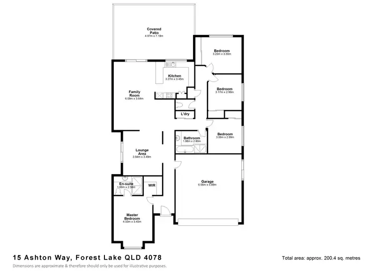 Floorplan of Homely house listing, 15 Ashton Way, Forest Lake QLD 4078