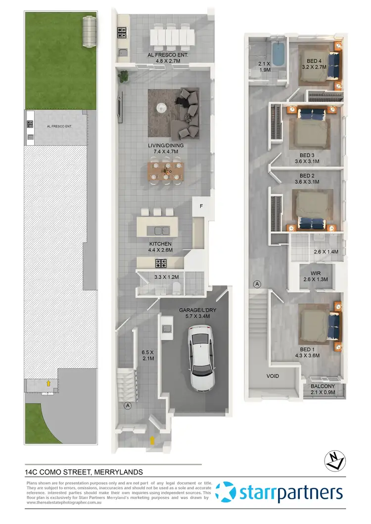 Floorplan of Homely house listing, 14c Como Street, Merrylands NSW 2160