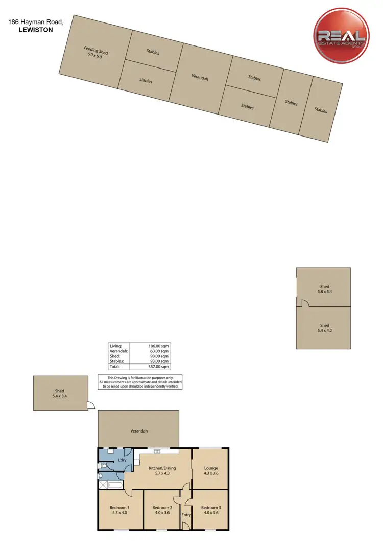 Floorplan of Homely house listing, 186 Hayman Road, Lewiston SA 5501