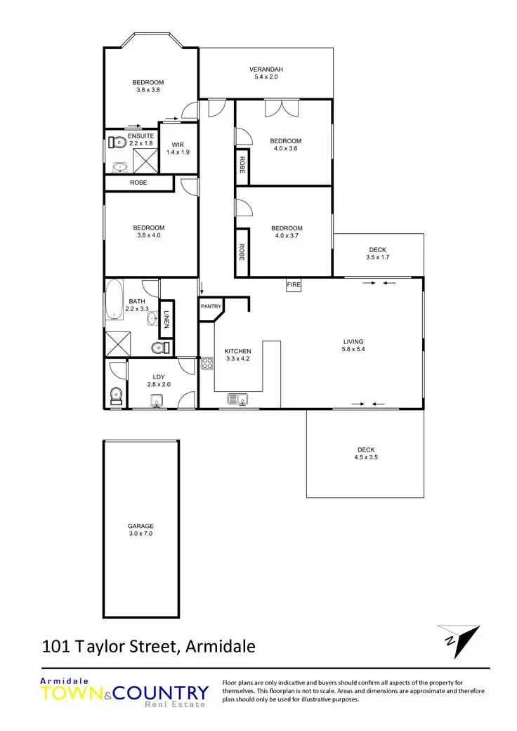 Floorplan of Homely house listing, 101 Taylor Street, Armidale NSW 2350