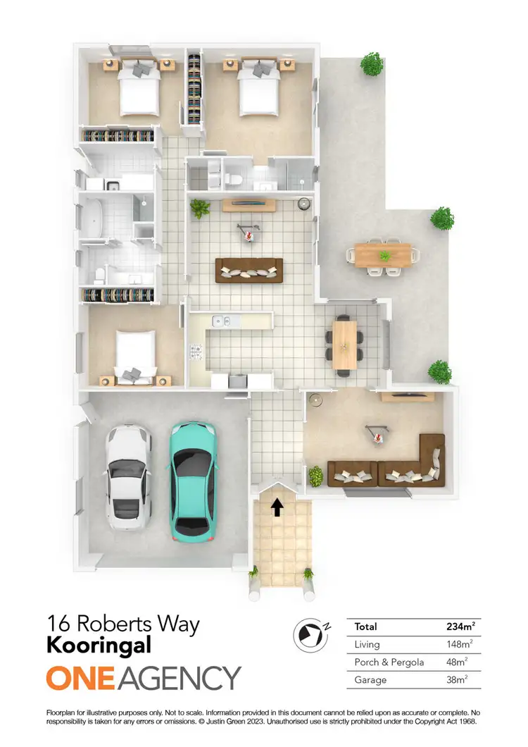 Floorplan of Homely house listing, 16 ROBERTS WAY, Kooringal NSW 2650