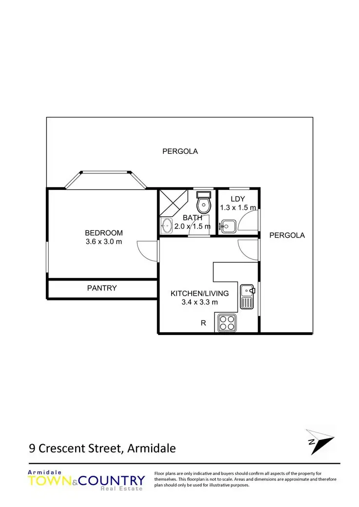 Floorplan of Homely house listing, 9B Crescent Street, Armidale NSW 2350