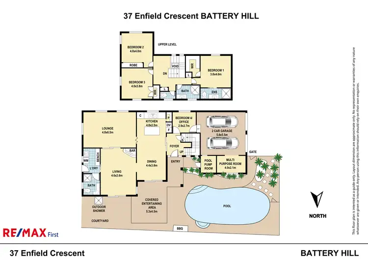 Floorplan of Homely house listing, 37 Enfield Crescent, Battery Hill QLD 4551