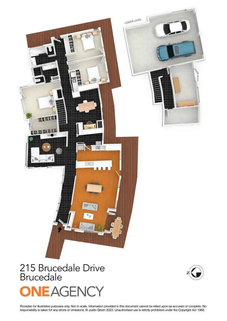 Floorplan of Homely house listing, 215 BRUCEDALE DRIVE, Brucedale NSW 2650
