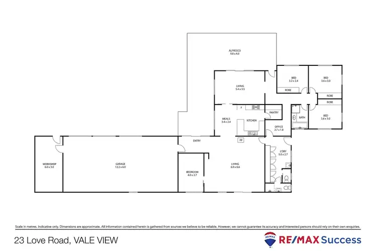 Floorplan of Homely rural property listing, 23 Love Road, Vale View QLD 4352