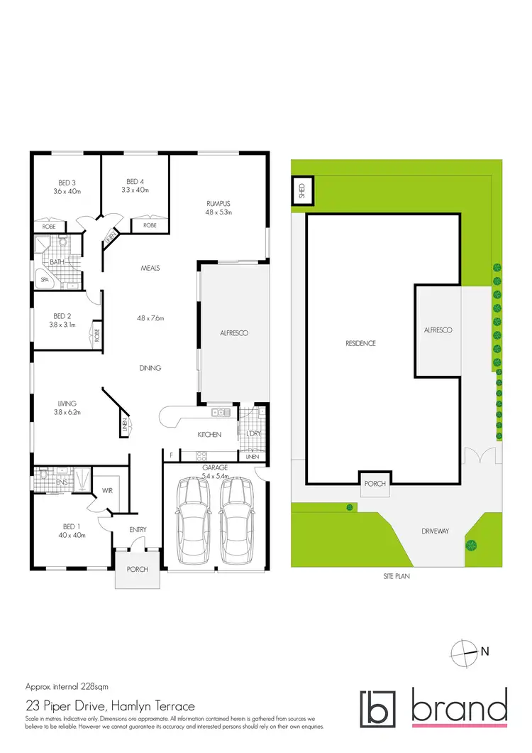 Floorplan of Homely house listing, 23 Piper Drive, Hamlyn Terrace NSW 2259