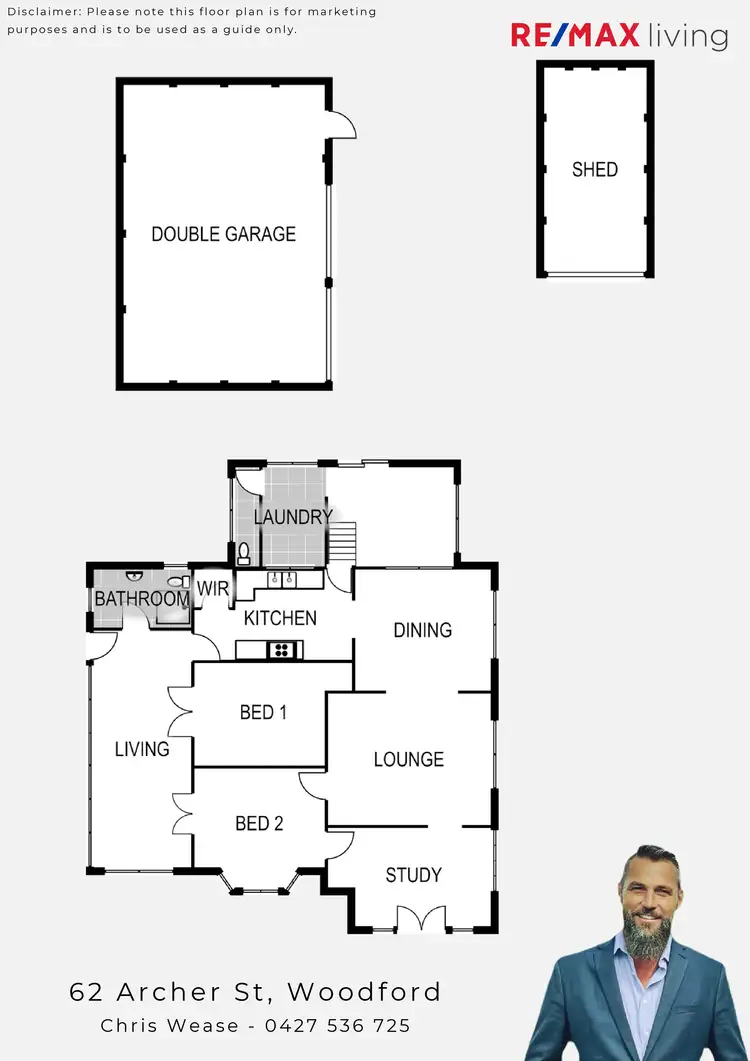 Floorplan of Homely house listing, 62 Archer Street, Woodford QLD 4514