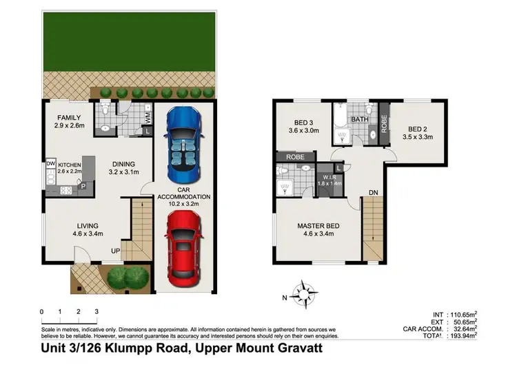 Floorplan of Homely townhouse listing, 3/126 Klumpp Road, Upper Mount Gravatt QLD 4122