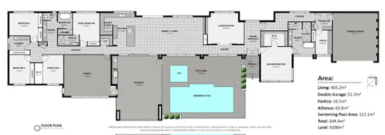 Floorplan of Homely house listing, 4 BULLER PLACE, Tatton NSW 2650