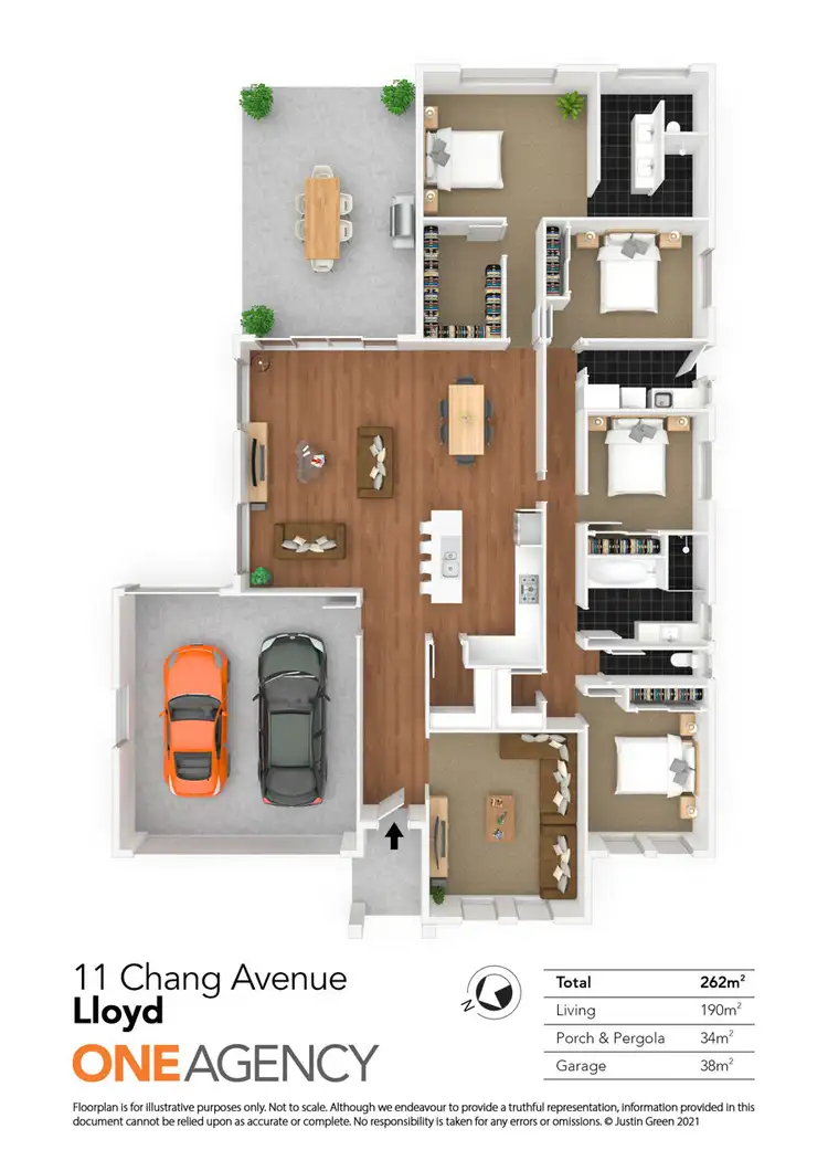 Floorplan of Homely house listing, 11 CHANG AVENUE, Lloyd NSW 2650