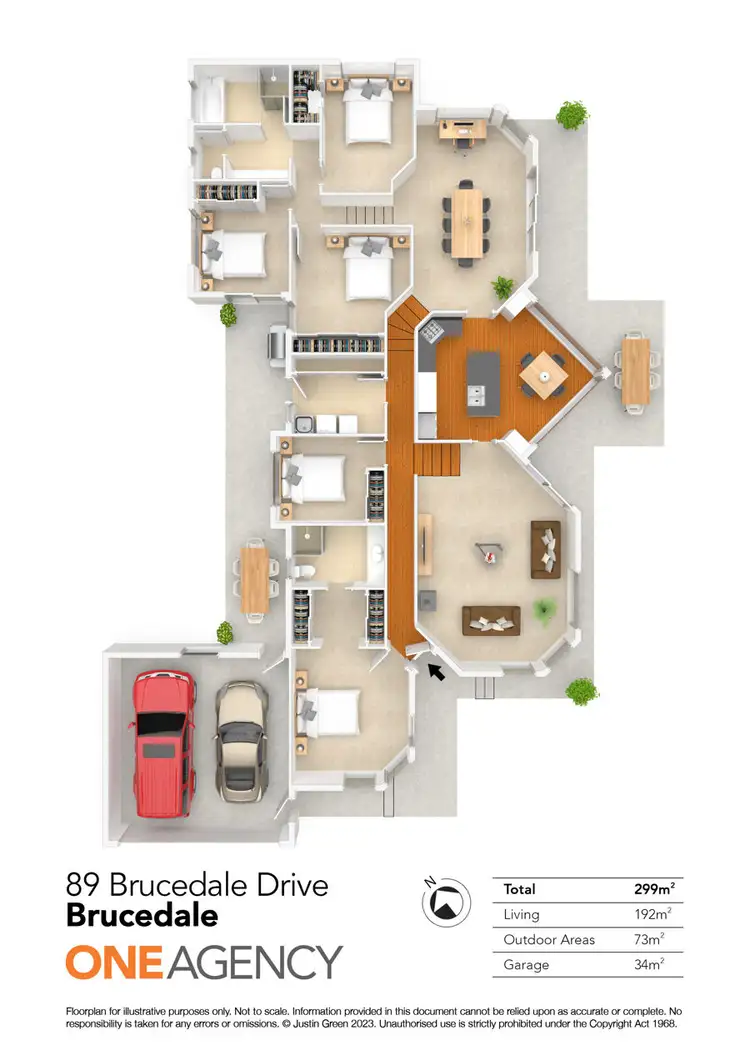 Floorplan of Homely house listing, 89 BRUCEDALE DRIVE, Brucedale NSW 2650