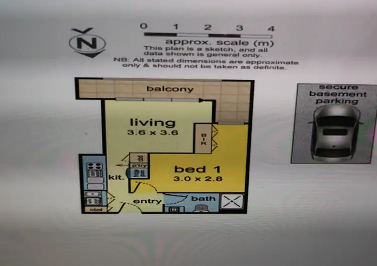 Floorplan of Homely apartment listing, 205/1A Launder Street, Hawthorn VIC 3122