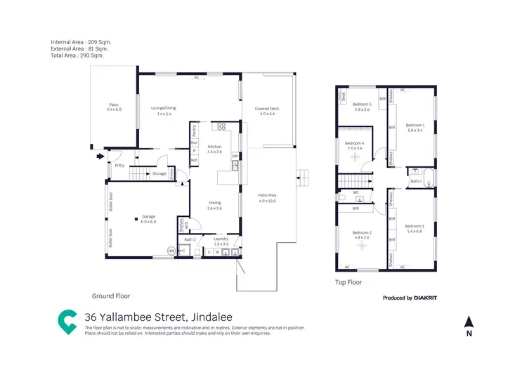 Floorplan of Homely house listing, 36 Yallambee Road, Jindalee QLD 4074