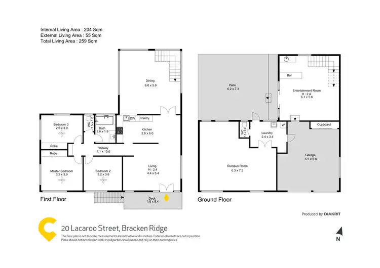 Floorplan of Homely house listing, 20 Lacaroo Street, Bracken Ridge QLD 4017
