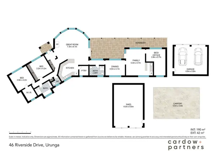 Floorplan of Homely rural property listing, 46 Riverside Drive, Urunga NSW 2455