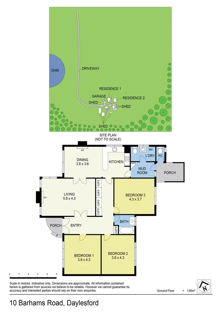Floorplan of Homely rural property listing, 10 Barhams Road, Musk VIC 3461