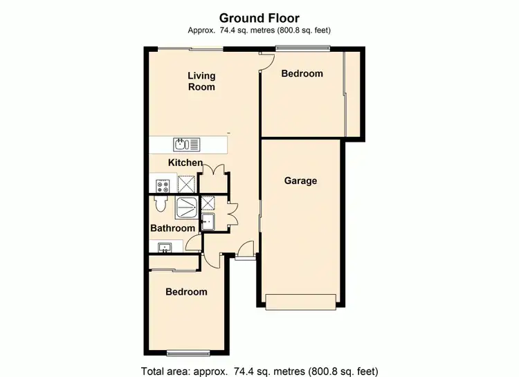 Floorplan of Homely house listing, 44 Reibelt Drive, Caboolture QLD 4510