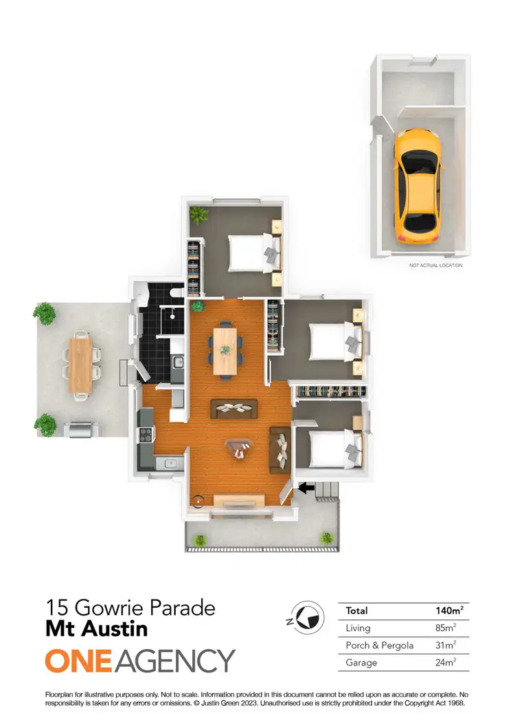 Floorplan of Homely house listing, 15 GOWRIE PARADE, Mount Austin NSW 2650