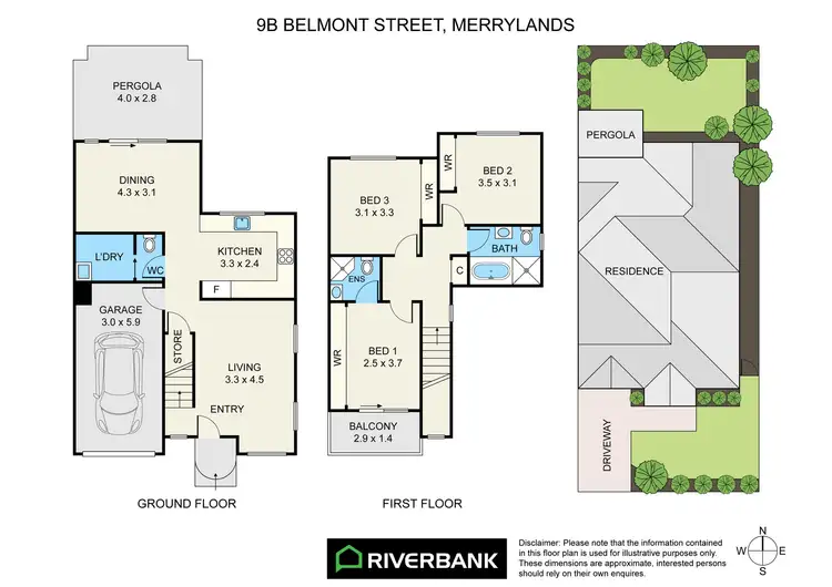 Floorplan of Homely house listing, 9B Belmont Street, Merrylands NSW 2160