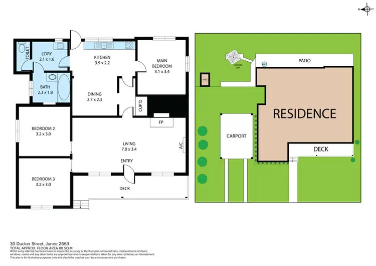 Floorplan of Homely house listing, 30 Ducker Street, Junee NSW 2663