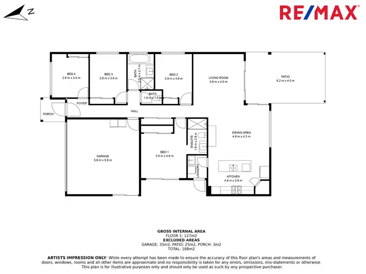 Floorplan of Homely house listing, 51 Bristlebird Circuit, Forest Glen QLD 4556