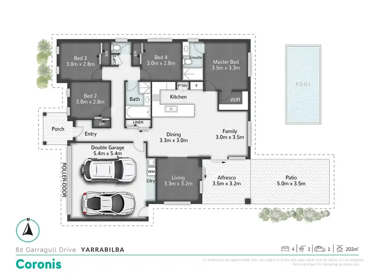 Floorplan of Homely house listing, 62 Garragull Drive, Yarrabilba QLD 4207