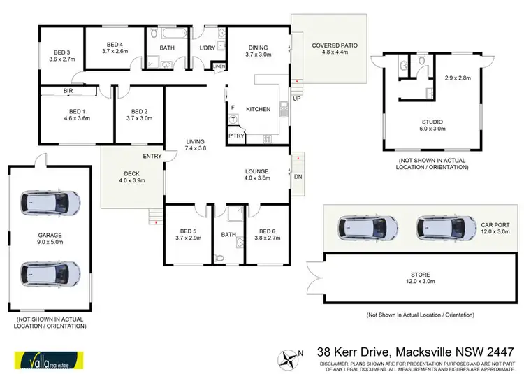 Floorplan of Homely house listing, 38 KERR DRIVE, Macksville NSW 2447