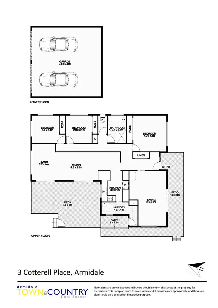 Floorplan of Homely house listing, 3 Cotterell Place, Armidale NSW 2350