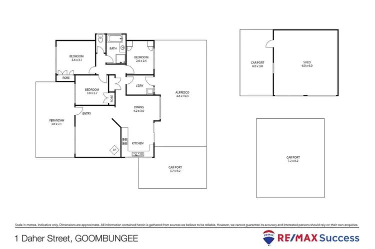 Floorplan of Homely house listing, 1 Daher Street, Goombungee QLD 4354