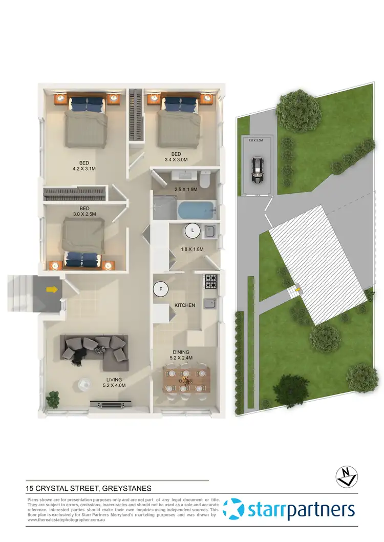 Floorplan of Homely house listing, 15 Crystal Street, Greystanes NSW 2145