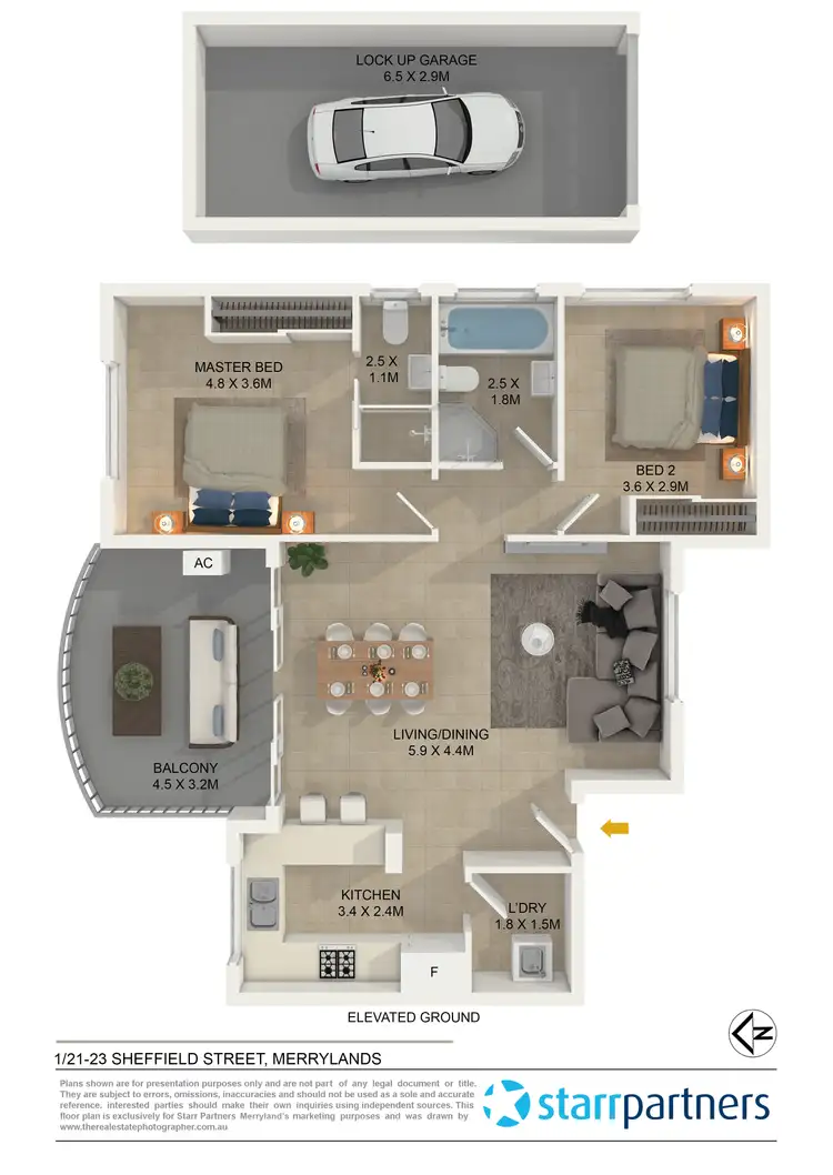 Floorplan of Homely unit listing, 1/21-23 Sheffield Street, Merrylands NSW 2160