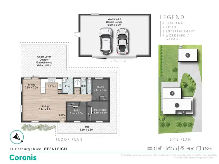 Floorplan of Homely house listing, 24 Harburg Drive, Beenleigh QLD 4207