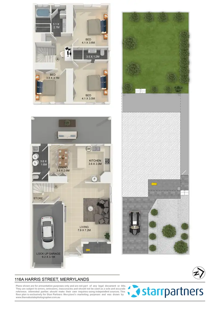 Floorplan of Homely house listing, 116a Harris Street, Merrylands NSW 2160