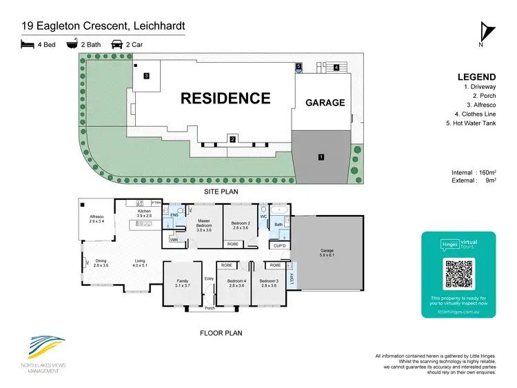 Floorplan of Homely house listing, 19 eagleton crescent, Leichhardt QLD 4305