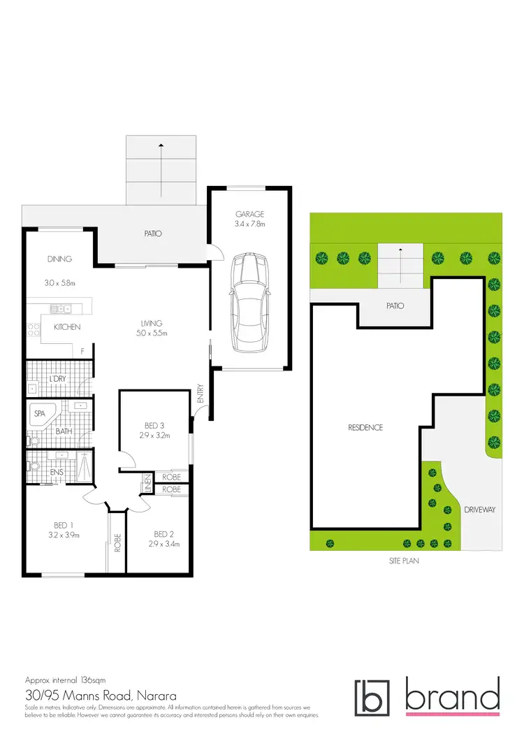 Floorplan of Homely villa listing, 30/95 Manns Road, Narara NSW 2250