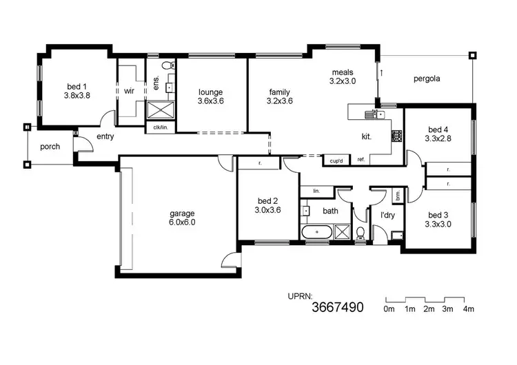 Floorplan of Homely house listing, Address available on request