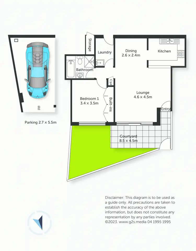 Floorplan of Homely unit listing, 2/7 Epping Road, Epping NSW 2121