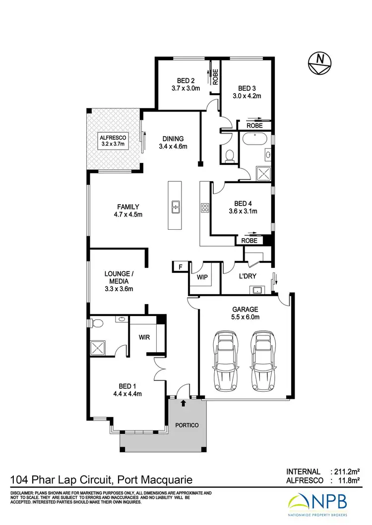 Floorplan of Homely house listing, 104 Phar Lap Circuit, Port Macquarie NSW 2444