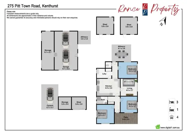 Floorplan of Homely house listing, 275 Pitt Town Road, Kenthurst NSW 2156